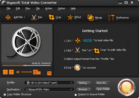 Bigasoft Total Video Converter .